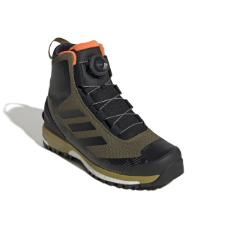 adidas zimowe buty trekkingowe Terrex Conrax BOA RAIN.Ready oliwkowe męskie